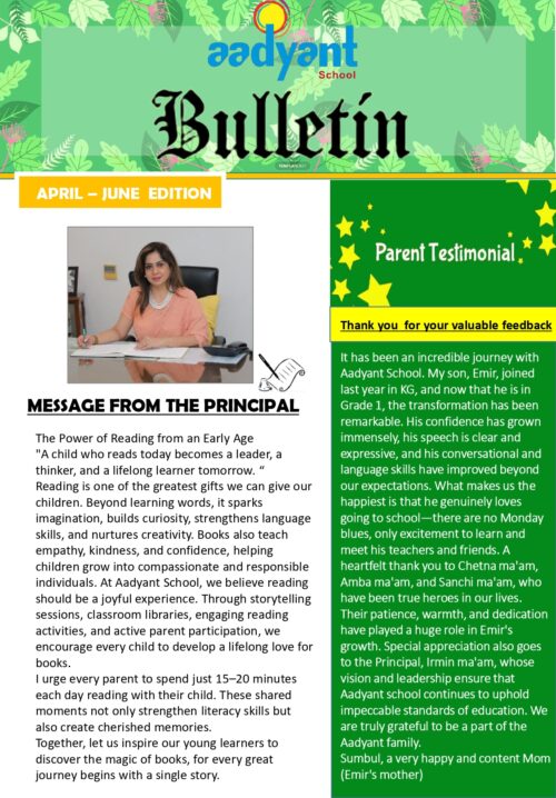 Newsletter APR-JUNE 2026